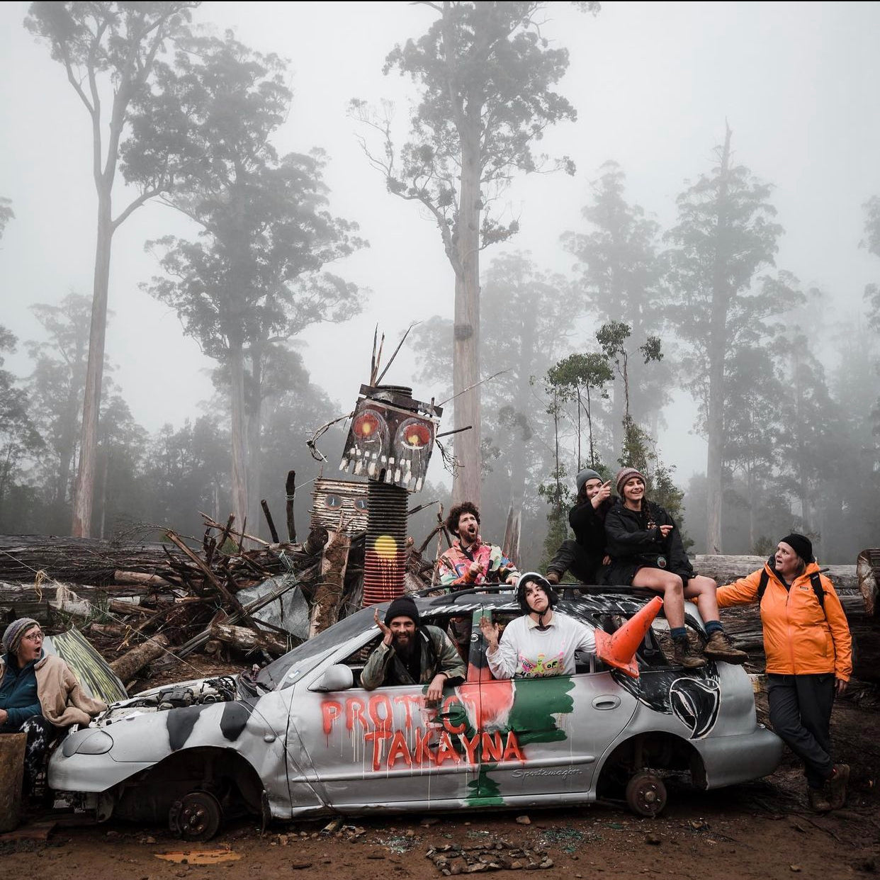 As the takayna blockade enters its fifth month, it's taken on a life of its own. Photo Ramji Creations