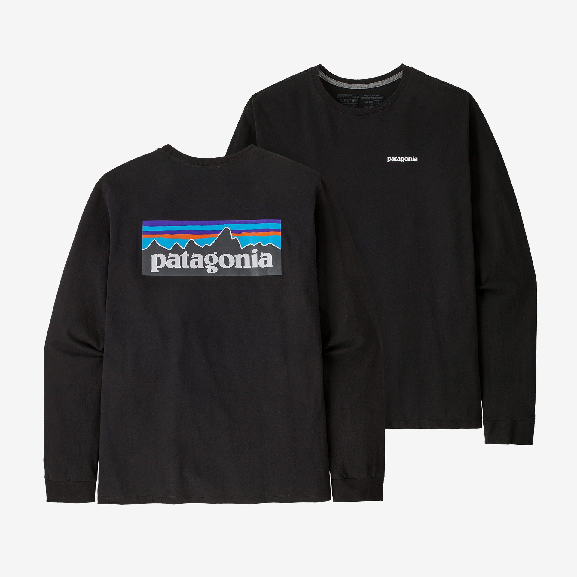 Men's Long-Sleeved P-6 Logo Responsibili-Tee® Patagonia Australia