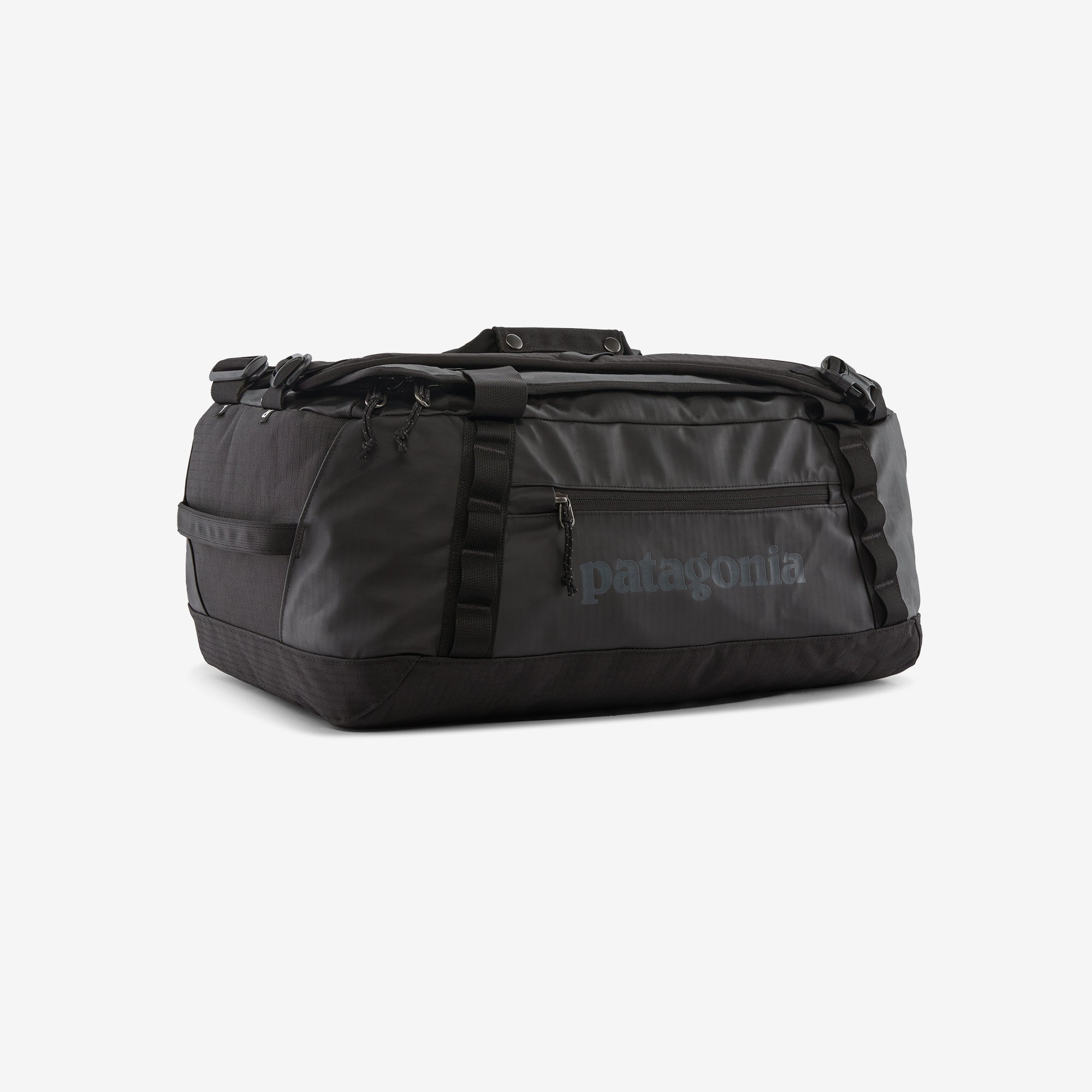 Patagonia Black Hole mens travel duffle bag in black