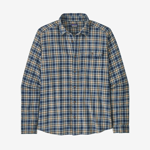 Men's Long-Sleeved Cotton in Conversion Lightweight Fjord Flannel Shirt