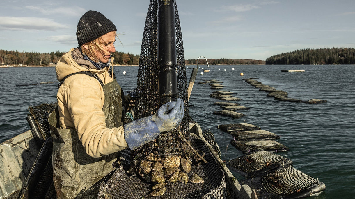Mariculture can be a sustainable mode of food production, if only it didn’t use so much damn plastic. Abby Barrows is working on that.
