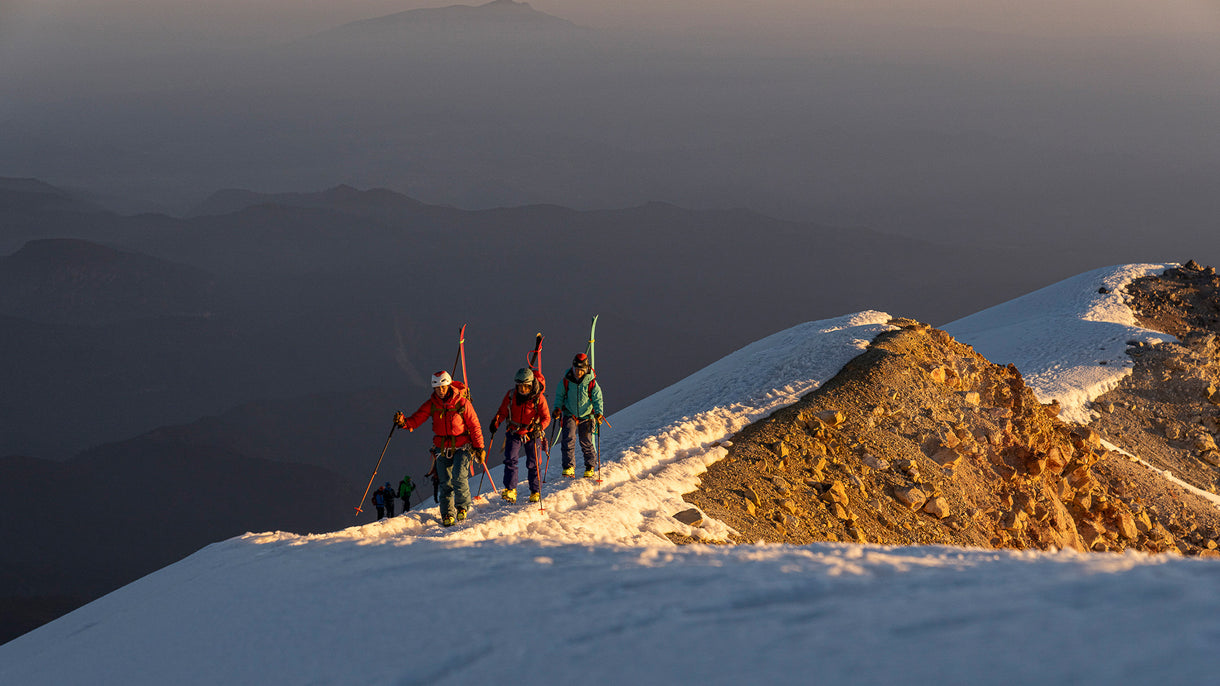 In the mountains, as in life, someone must go first. Both as a guide and activist, Juliana García has led the way for women in the alpine. Pico de Orizaba Volcano, Mexico. Photo: Esteban Barrera