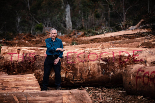 Opening image: Brown is calling on Prime Minister Albanese to end the logging of Australia’s wildlife-rich native forests as New Zealand did 20 years ago. Photo courtesy Bob Brown Foundation