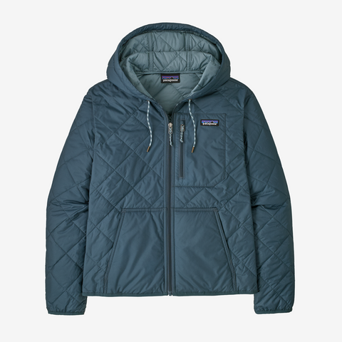 Women's Diamond Quilted Bomber Hoody