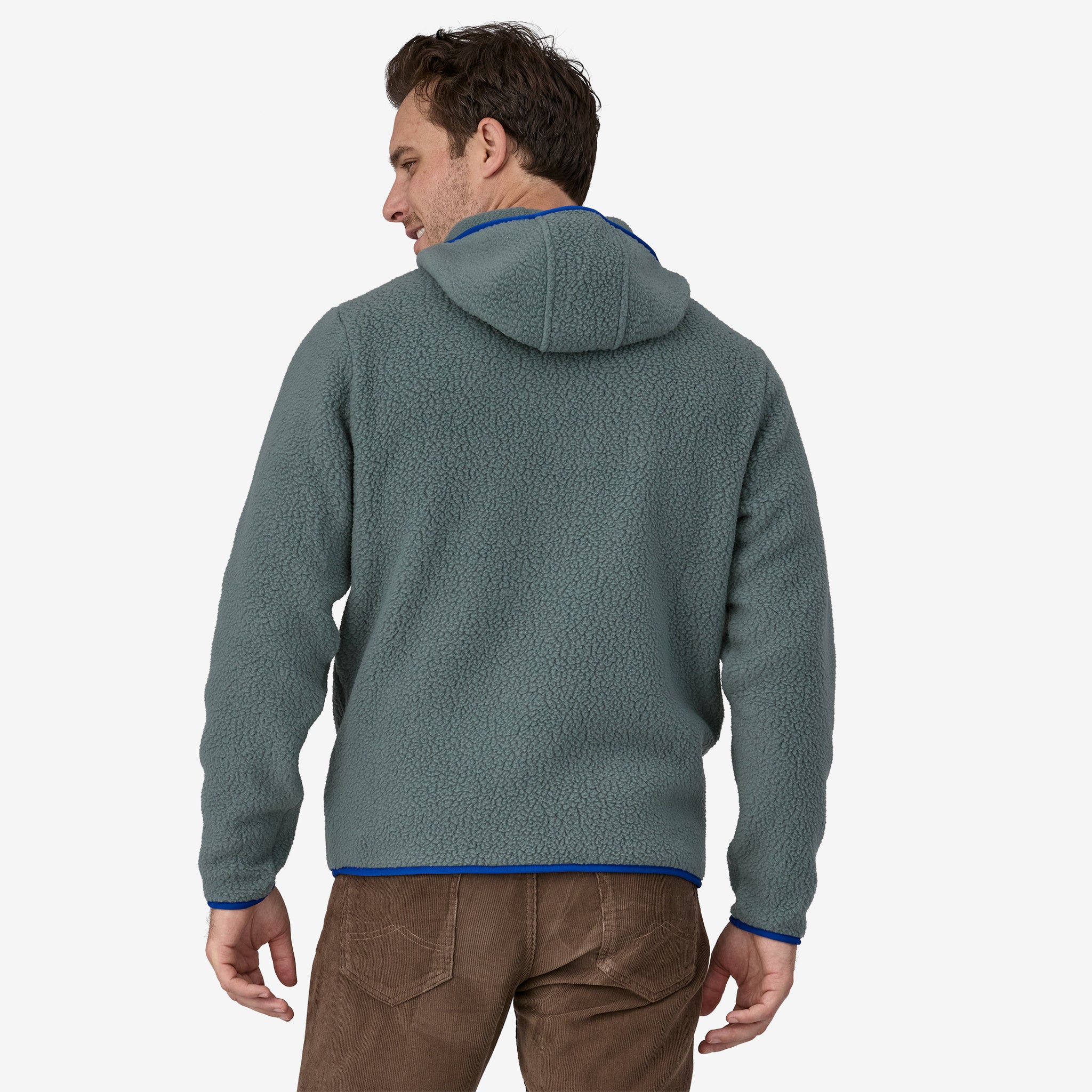 Retro pile fleece pullover on sale