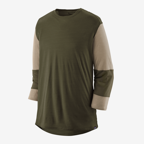 Men's Merino Blend 3/4-Sleeved Bike Jersey - Patagonia Australia Men's Merino Blend 3/4-Sleeved Bike Jersey - Patagonia Australia