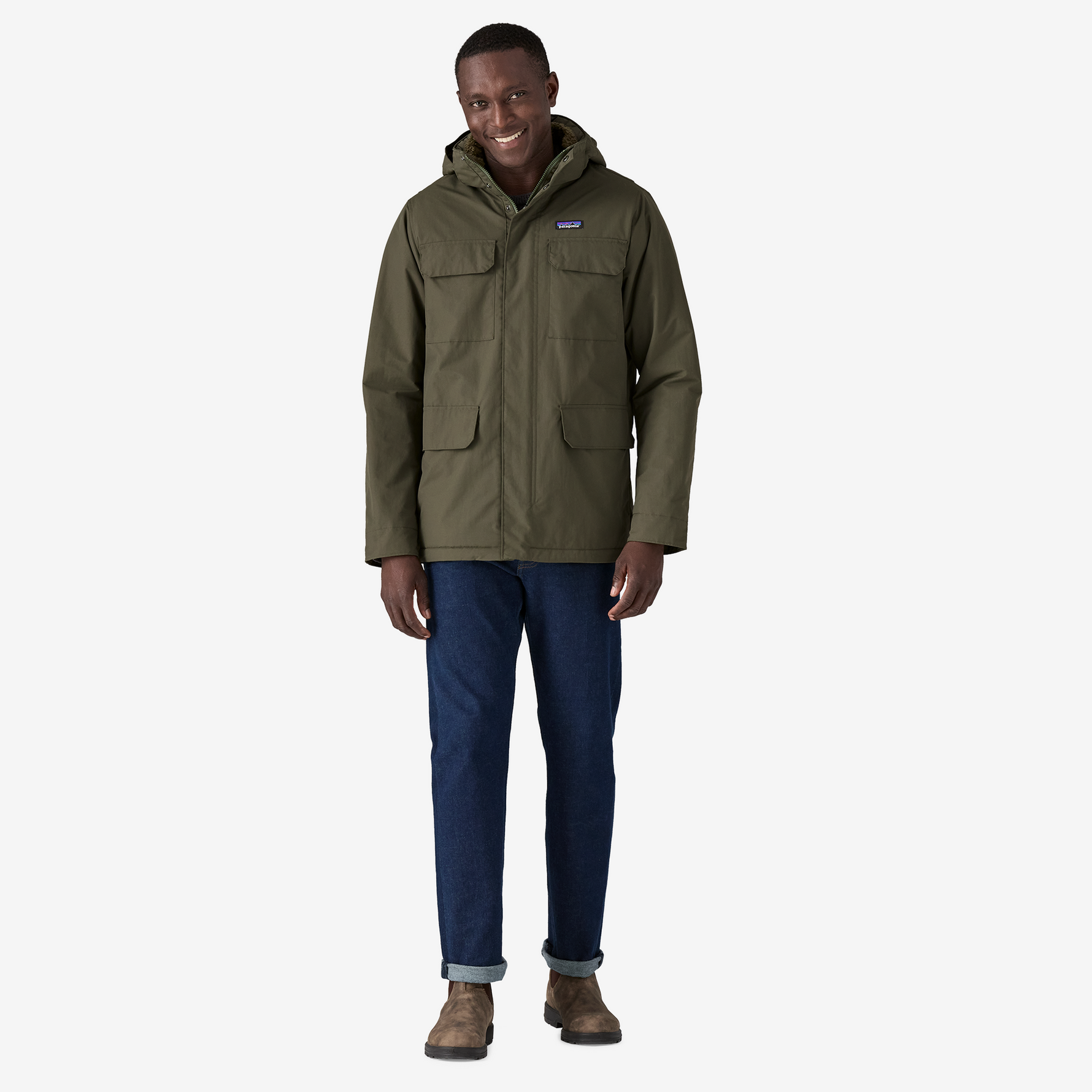 Patagonia isthmus parka blue on sale