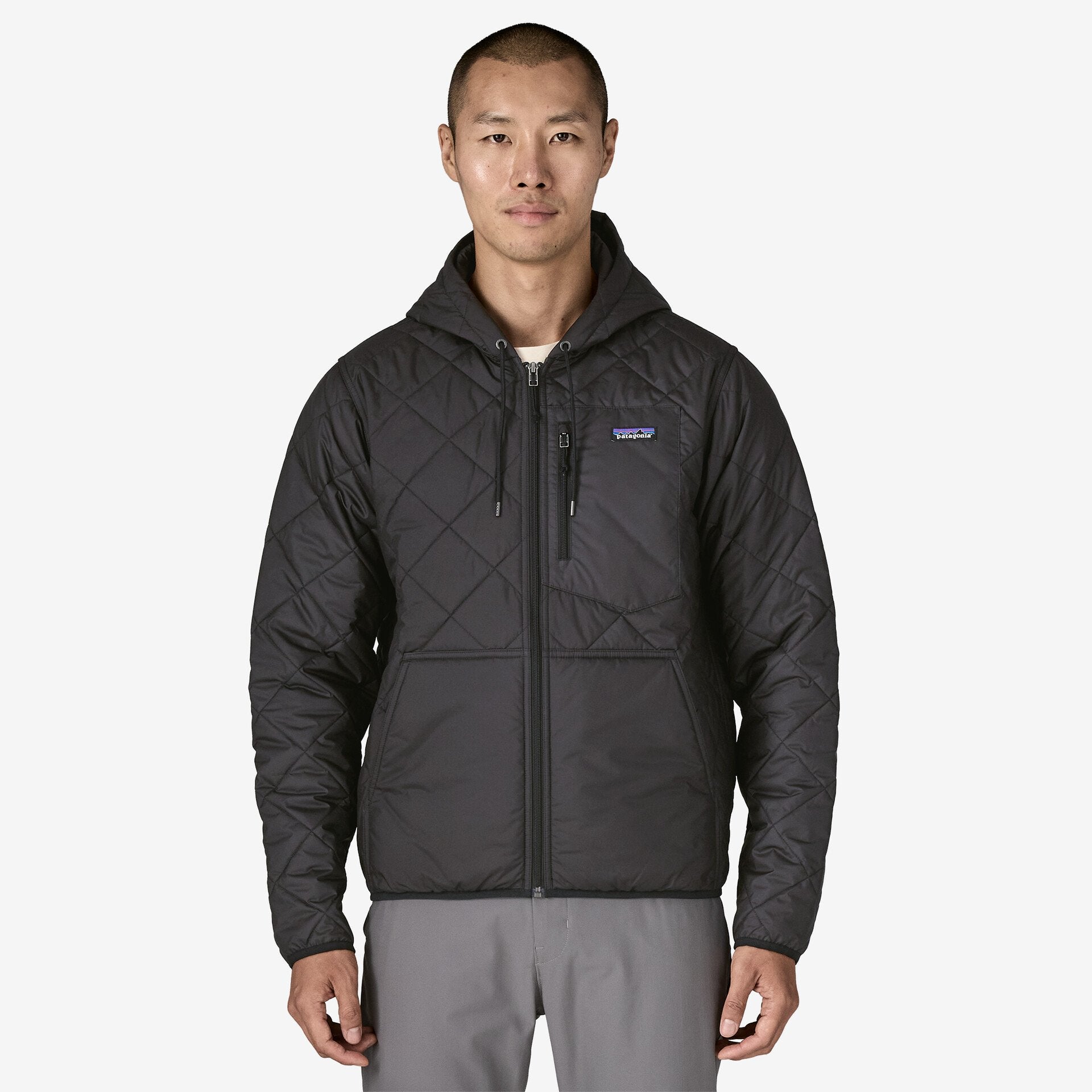 Men's Diamond Quilted Bomber Hoody - Patagonia Australia