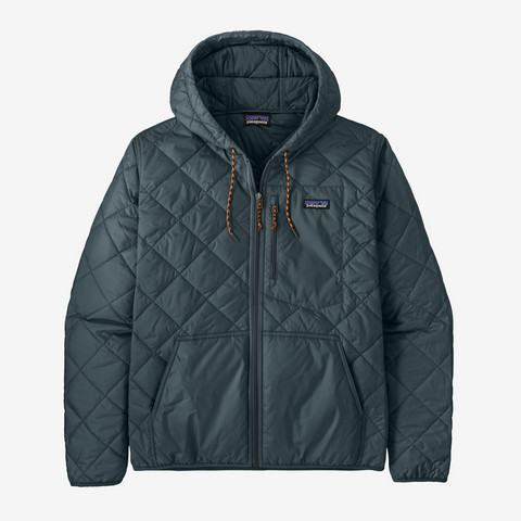 Men's Diamond Quilted Bomber Hoody