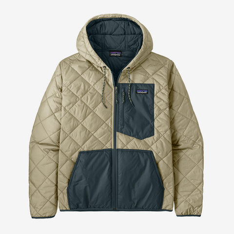 Men's Diamond Quilted Bomber Hoody