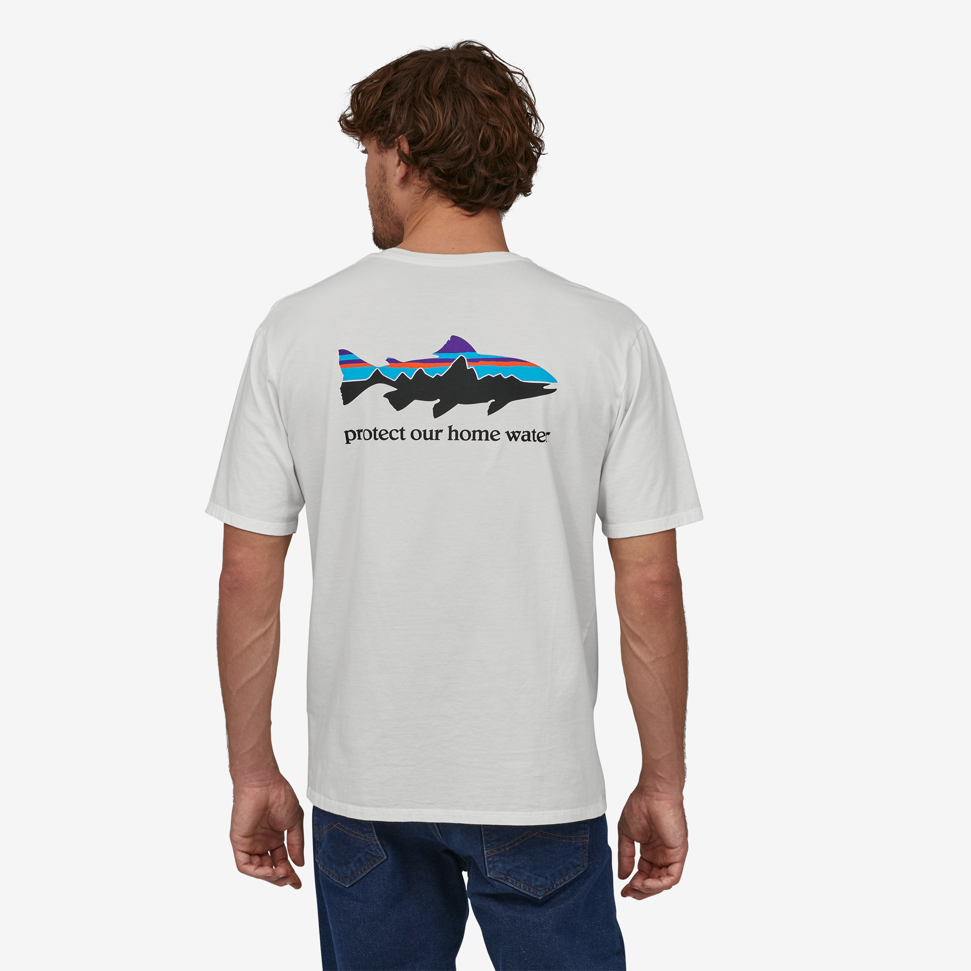 Men s Home Water Trout Organic T Shirt Patagonia Australia