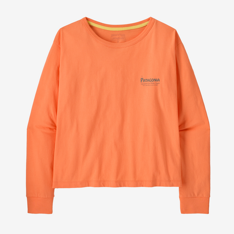 Women’s Long-Sleeved Water People Banner Easy-Cut T-Shirt