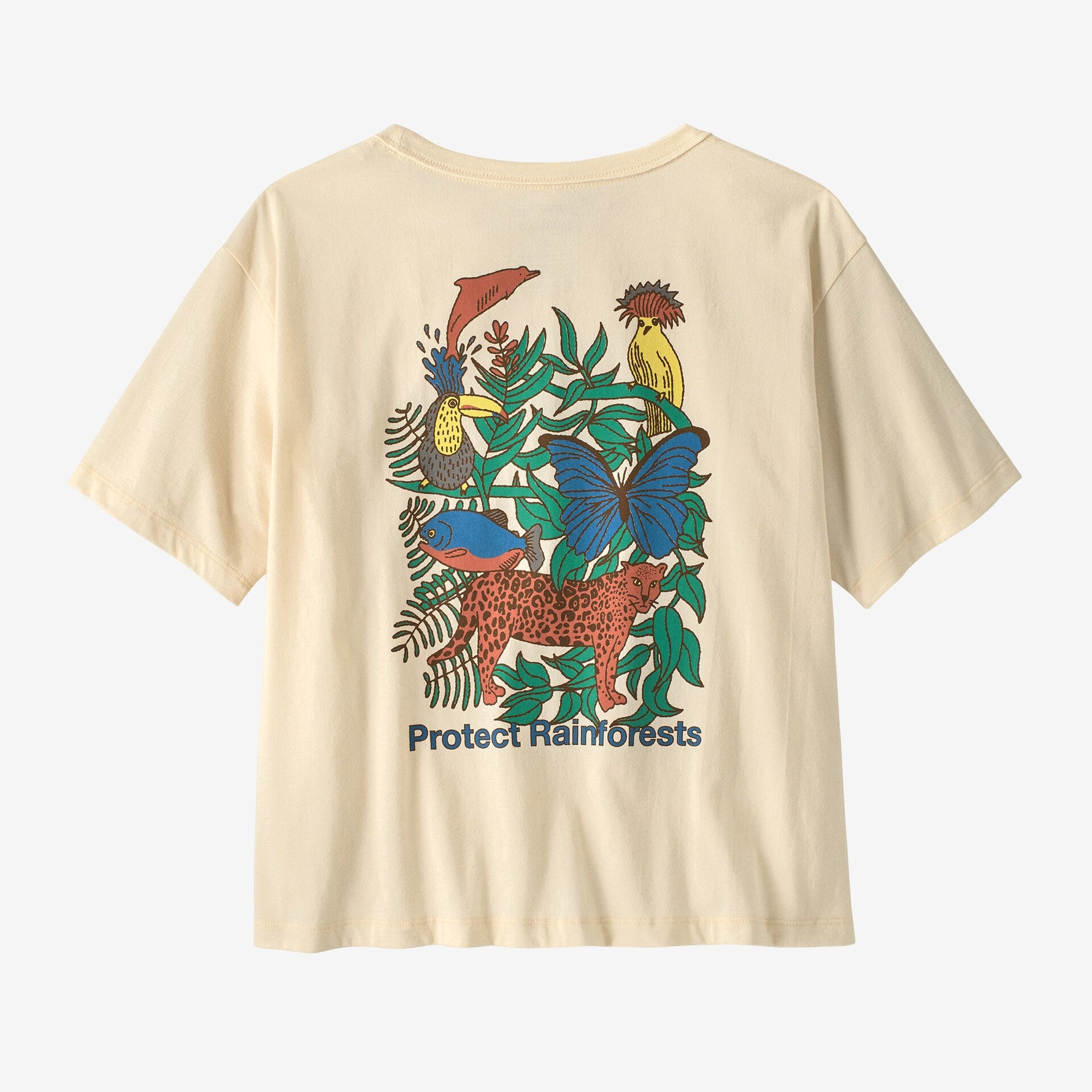 トップス 90s Patagonia Forest Fundraising Tee Women's Protect Rainforests Easy-Cut T-Shirt - Patagonia Australia