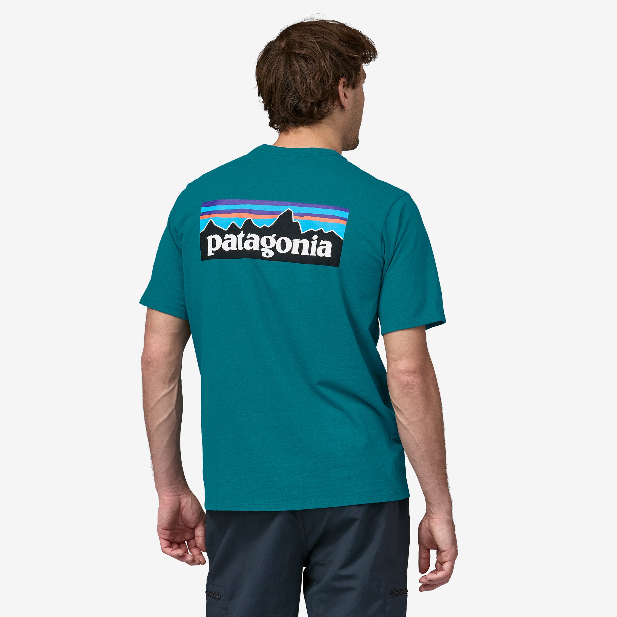 Men s P 6 Logo Responsibili Tee Patagonia Australia