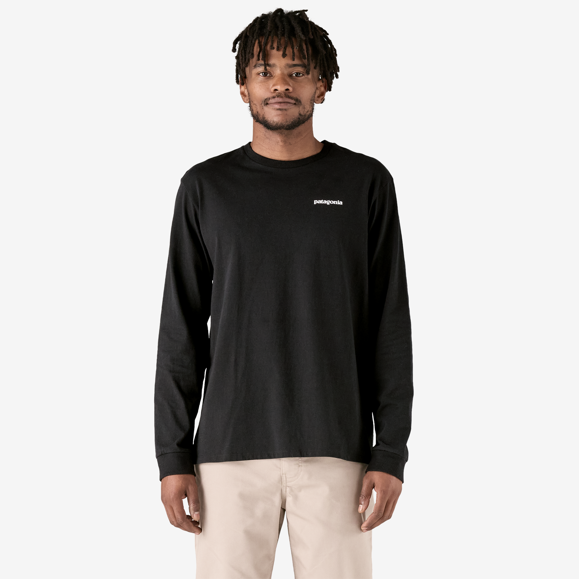 Men's Long-Sleeved P-6 Logo Responsibili-Tee® Patagonia Australia