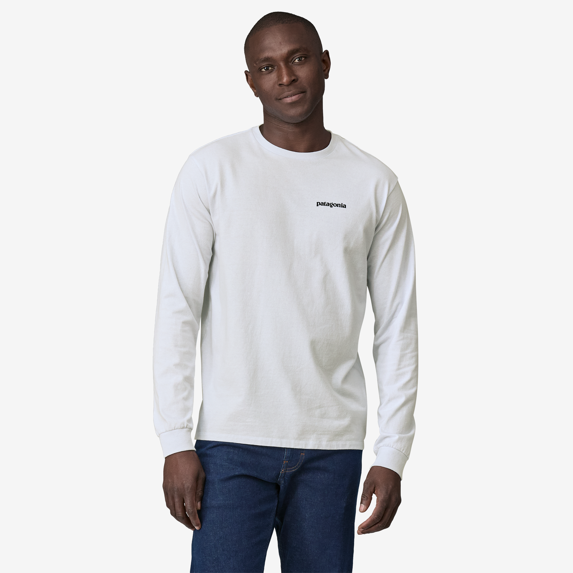 Men's Long-Sleeved P-6 Logo Responsibili-Tee® Patagonia Australia
