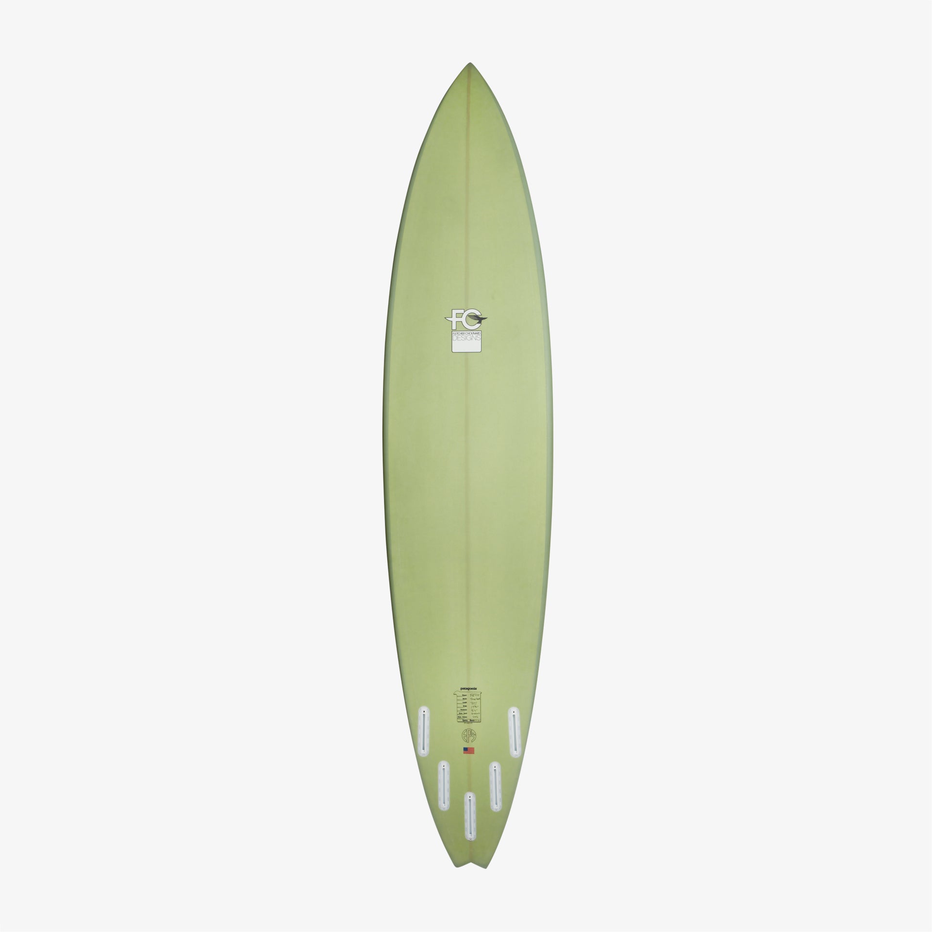 FCD surfboard patagonia ミントグリーン 5'10\