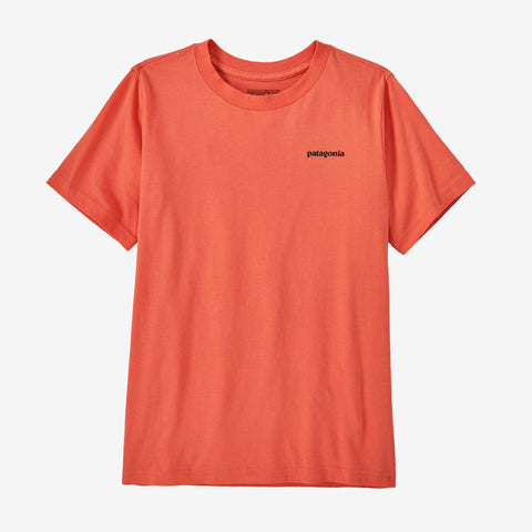 Kids P 6 Logo T Shirt Patagonia Australia