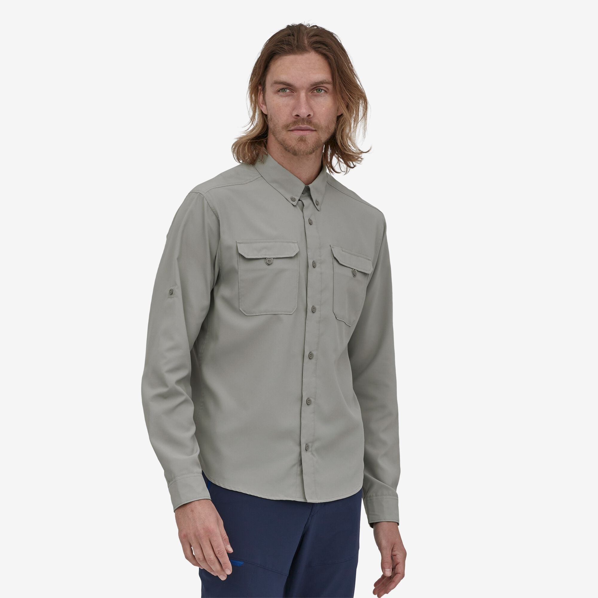 Men s Long Sleeve Self Guided Hike Shirt Patagonia Australia